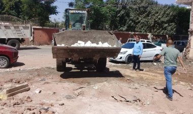 إزالة 13 حالة تعدٍ على أراضٍ زراعية وبناء مخالف بمركزين في أسيوط