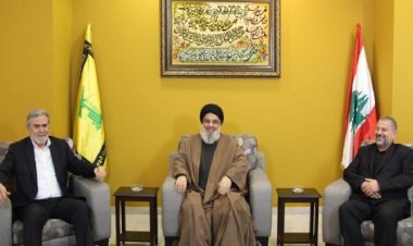 نصر الله يلتقي قياديين فلسطينيين في بيروت