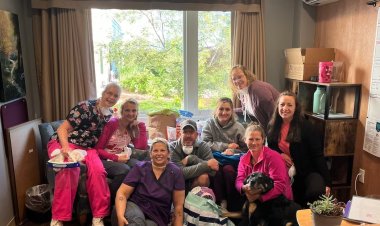 تبناه الموظفون.. كلب يهرب من المأوى للنوم في دار رعاية المسنين