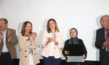 وزيرة الثقافة تتفقد مشروع مبنى مستشفى أكاديمية الفنون بالهرم