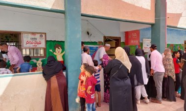 توقيع الكشف بالمجان على 1757 شخصا في قافلة طبية بقرية كفر الغاب بدمياط