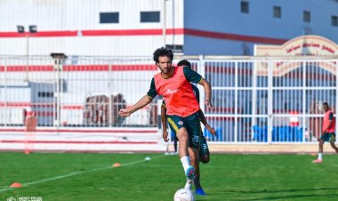 بعد تماثله للشفاء .. محمود علاء يشارك في تدريبات الزمالك 