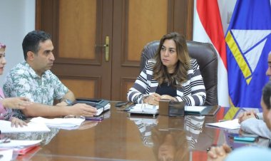 محافظ دمياط تناقش عدد من الملفات الخاصة بمنطقة الامتداد العمرانى بمدينة رأس البر