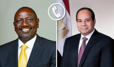 الرئيس السيسي يتلقى اتصالا هاتفيا من نظيره الكيني ويليام روتو
