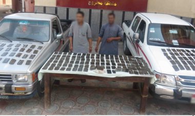 ضبط 204 طربة حشيش بـ «مليون و470 ألف جنيه» بحوزة عنصرين إجراميين في مطروح