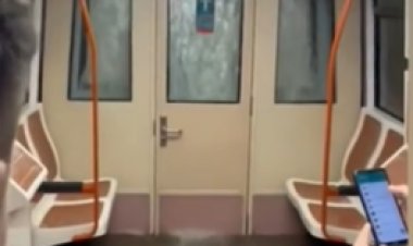 مياه الأمطار تتدفق داخل مترو مدريد وتثير رعب الركاب في إسبانيا