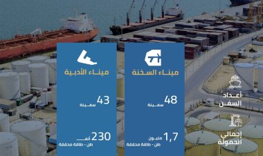 اقتصادية قناة السويس:  91 سفينة بمينائي السخنة والأدبية خلال يوليو