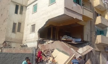 مصابين في انهيار منزل بأحد مراكز الدقهلية (صور) 