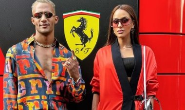 آه يا ناري محمد رمضان بالفيراري.. صور رمضان بسباق فورمولا 1