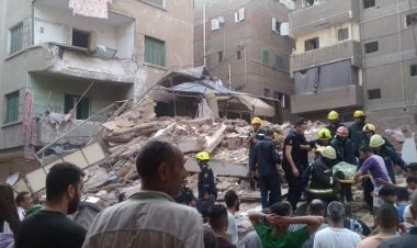 الدفع بمعداث ثقيلة للبحث عن المفقودين أسفل انقاض عقار حدائق القبة (صور)    
