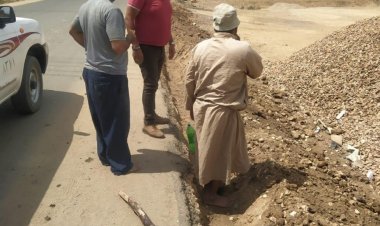 بدون تصريح.. إيقاف أعمال حفر مخالفة ببنها