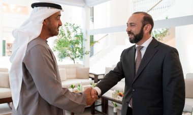 الرئيس الإماراتي محمد بن زايد يستقبل وزير خارجية أرمينيا