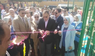 محافظ الشرقية يفتتح الملعب الخماسى بمركز شباب بنى عامر في الزقازيق