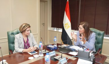 وزيرة التخطيط تبحث سبل التعاون مع وفد البنك الدولي
