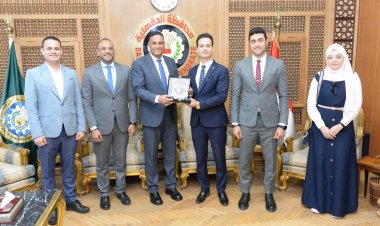 محافظ الدقهلية يلتقي وفد المبادرة الوطنية لتطوير الصناعة المصرية «ابدأ»