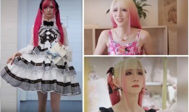 رجل يعشق ارتداء الملابس النسائية.. وزوجته لا تمانع من هذا!