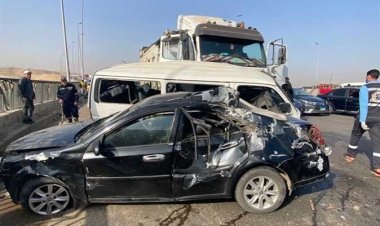 ارتفاع حصيلة ضحايا حادث تصادم الفيوم المروع لـ 5 جثث