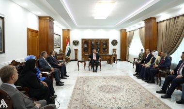 زيدان ووفد كتلة دولة القانون النيابية يبحثان إقرار القوانين الخاصة بمكافحة الجرائم