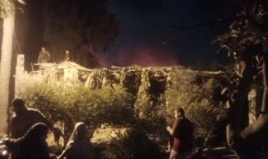 السيطرة على حريق في مزرعة مواشي بمنشأة القناطر