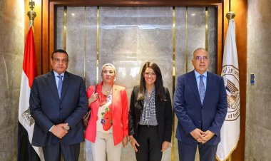 وزيرة التعاون تتابع تنفيذ مشروع تأهيل وتطوير مصرف كيتشنر