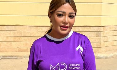 عبير الشاعر لاعبة كرة قدم فى فيلم «كتف قانونى»