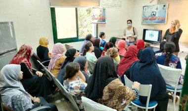 توقيع الكشف الطبي المجانى على 1959 حالة خلال قافلة علاجية بقرية نزلة طحا