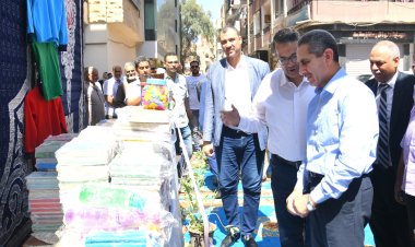 محافظ الغربية يفتتح معرض «أهلا مدرستي» بطنطا