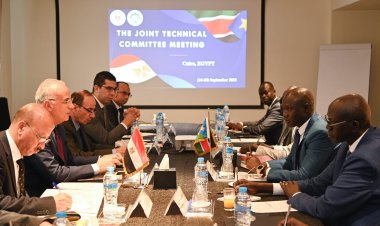 وزير الري ونظيره الجنوب سودانى يترأسان إجتماع اللجنة الفنية المشتركة بين مصر وجنوب السودان