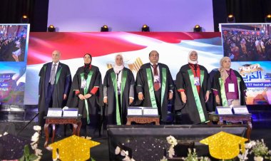 حفل تخرج الدفعة الـ 57 بكلية العلاج الطبيعي بجامعة القاهرة