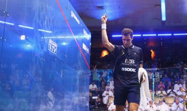 للمرة الثالثة في تاريخه.. علي فرج يتوج ببطولة قطر كلاسيك للاسكواش