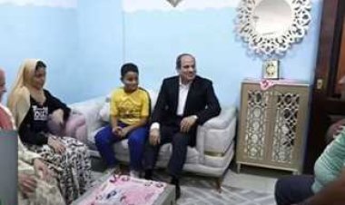 أسرة بني سويف صاحبة استضافة السيسي: نتمنى حضوره مجددًا لتناول المحشي