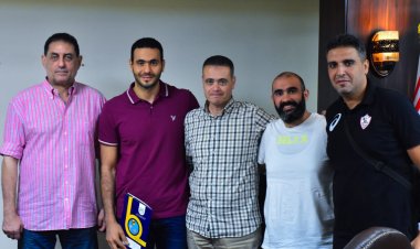 الزمالك يجدد عقد «أحمد يوسف» لاعب فريق الطائرة 