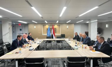 وزير الخارجية يلتقي مع وزير شئون أوروبا والخارجية الألبانية على هامش أعمال الجمعية العامة للأمم المتحدة