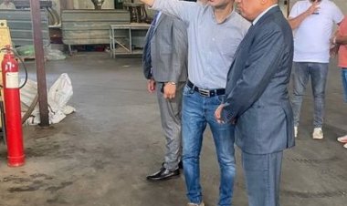 وزير قطاع الأعمال العام يتفقد مصانع شركة العبوات والمستلزمات الطبية