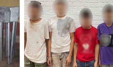 ضبط 5  أشخاص لقيامهم بسرقة أعمدة حديدية من الطريق العام بالقاهرة