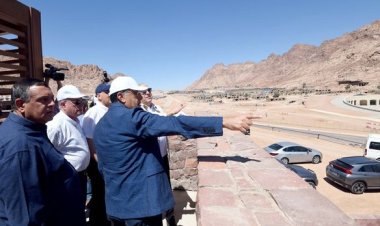 مصطفى مدبولي يتابع مشروع إنشاء المنتجع السياحي الجبلي بسانت كاترين