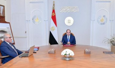 الرئيس السيسي يجتمع مع رئيس مجلس إدارة الهيئة العربية للتصنيع