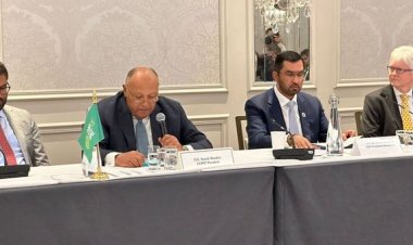 «سامح شكري» يلتقي وزير الخارجية الروسي
