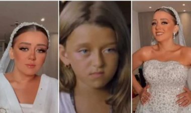 «الطفلة  سو بقت عروسة».. ليلى عدنان تحتفل بزفافها على شاب من خارج الوسط  (صور)