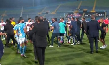 تفاصيل خناقة لاعبي الزمالك وبيراميدز بعد تعادل الفريقين في الدوري