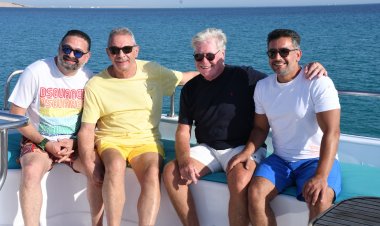 جولة بحرية لنجوم مهرجان الغردقة لسينما الشباب