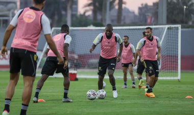 الأهلي يختتم تدريباته استعدادًا لمواجهة سان جورج الإثيوبي 