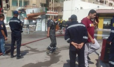 اخماد حريق محطة وقود بمدينة نصر.. وإصابة 3 أشخاص