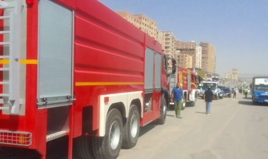 السيطرة على حريق في الدقي والدفع بـ 4 سيارات إطفاء