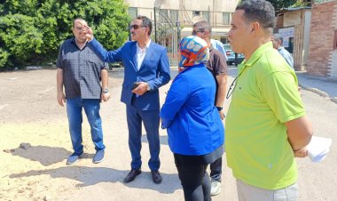 وكيل مديرية التربية والتعليم بالجيزة يوصي بتطوير الملاعب بالمحافظة