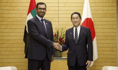 سلطان الجابر يلتقي رئيس وزراء اليابان ويبحث معه مستجدات علاقات البلدين