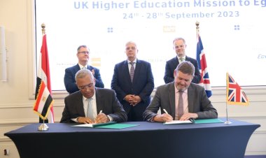 وزير التعليم العالي يشهد توقيع مذكرات تفاهم بين عدد من الجامعات والمؤسسات المصرية والبريطانية