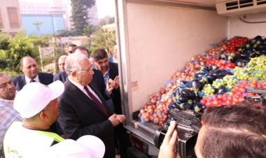 وزير الزراعة يطلق أكبر قافلة منافذ متحركة بالسلع الغذائية إلى محافظة شمال سيناء
