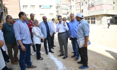 محافظ الغربية يتابع أعمال الرصف والتطوير بالمحلة الكبرى