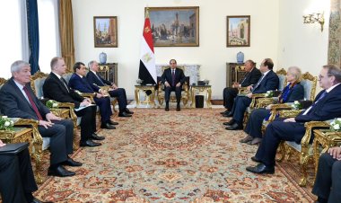 الرئيس السيسي يستقبل أمين مجلس الأمن الروسي